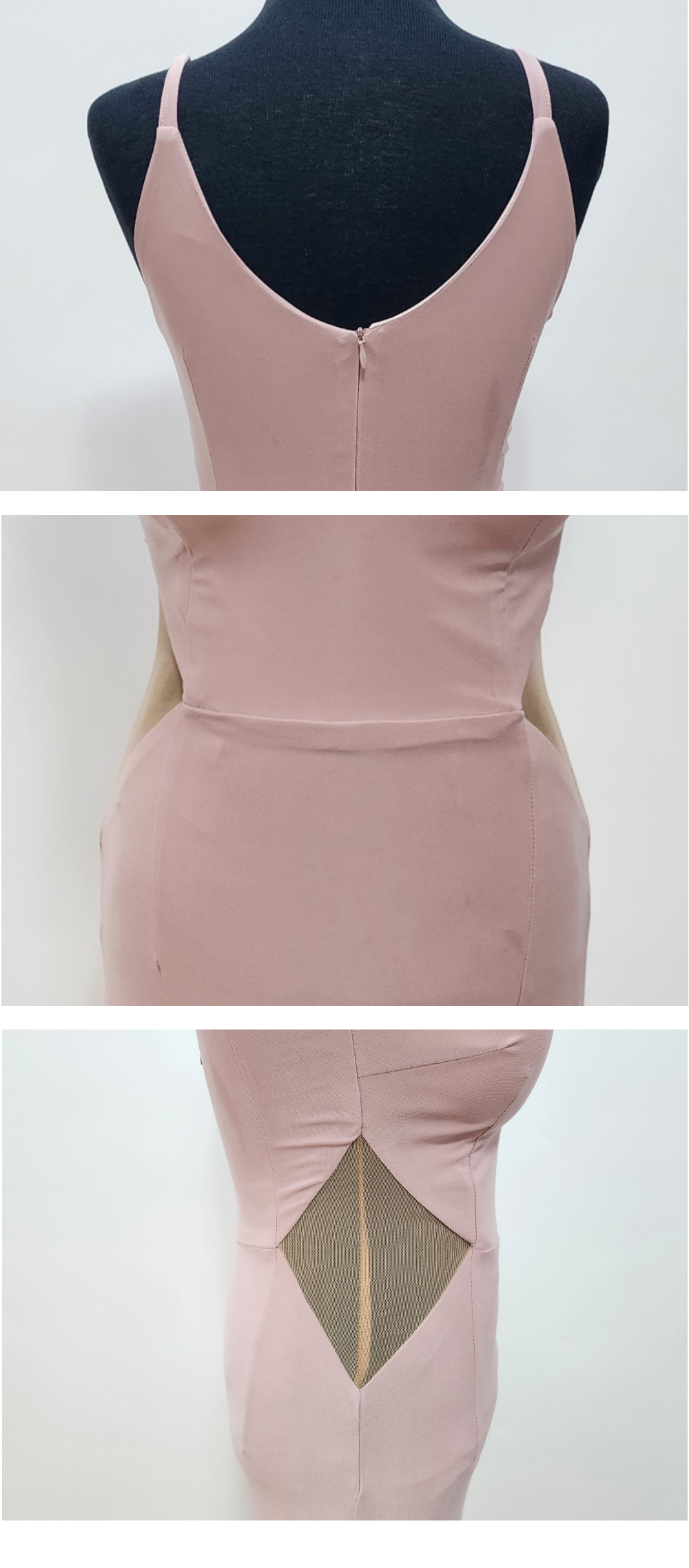긴 드레스 베이비핑크 색상 이미지-S2L1